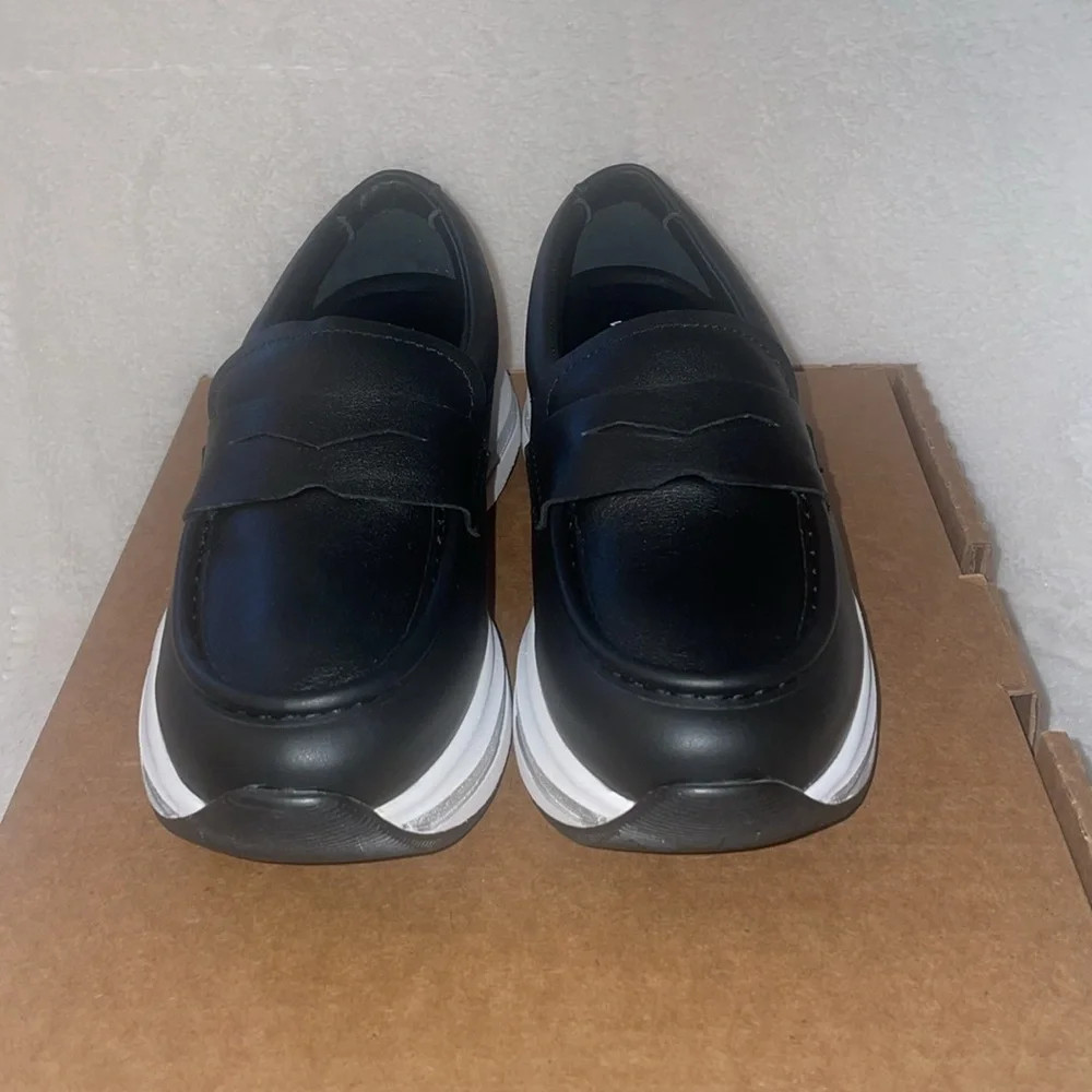 NWT VOILE BLANCHE MERRY Penny Loafer in Black - Picture 8 of 15